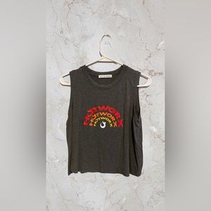 HOTWORX Rainbow crop top Muscle Tank